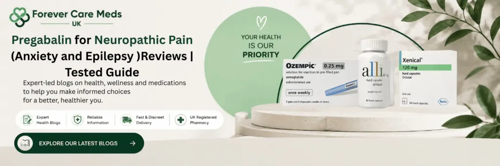 Pregabalin for Neuropathic Pain (Anxiety and Epilepsy )Reviews Banner